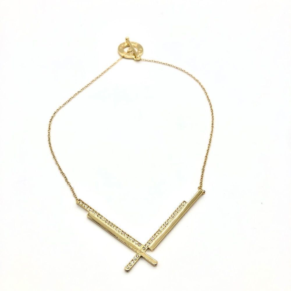 CC Skye Moon Gold Beam Necklace